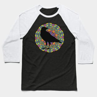 stained glass window raven Baseball T-Shirt